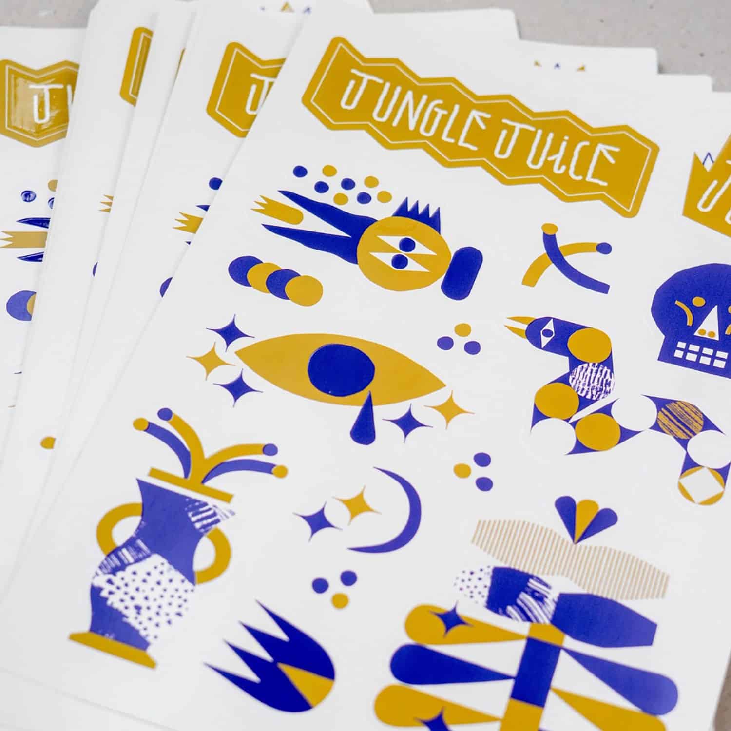 JJ STICKER SET